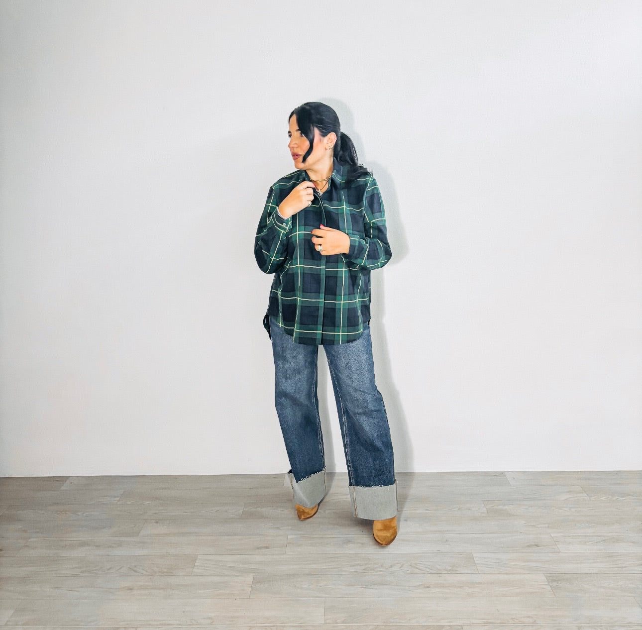 CAMICIA TARTAN VERDE