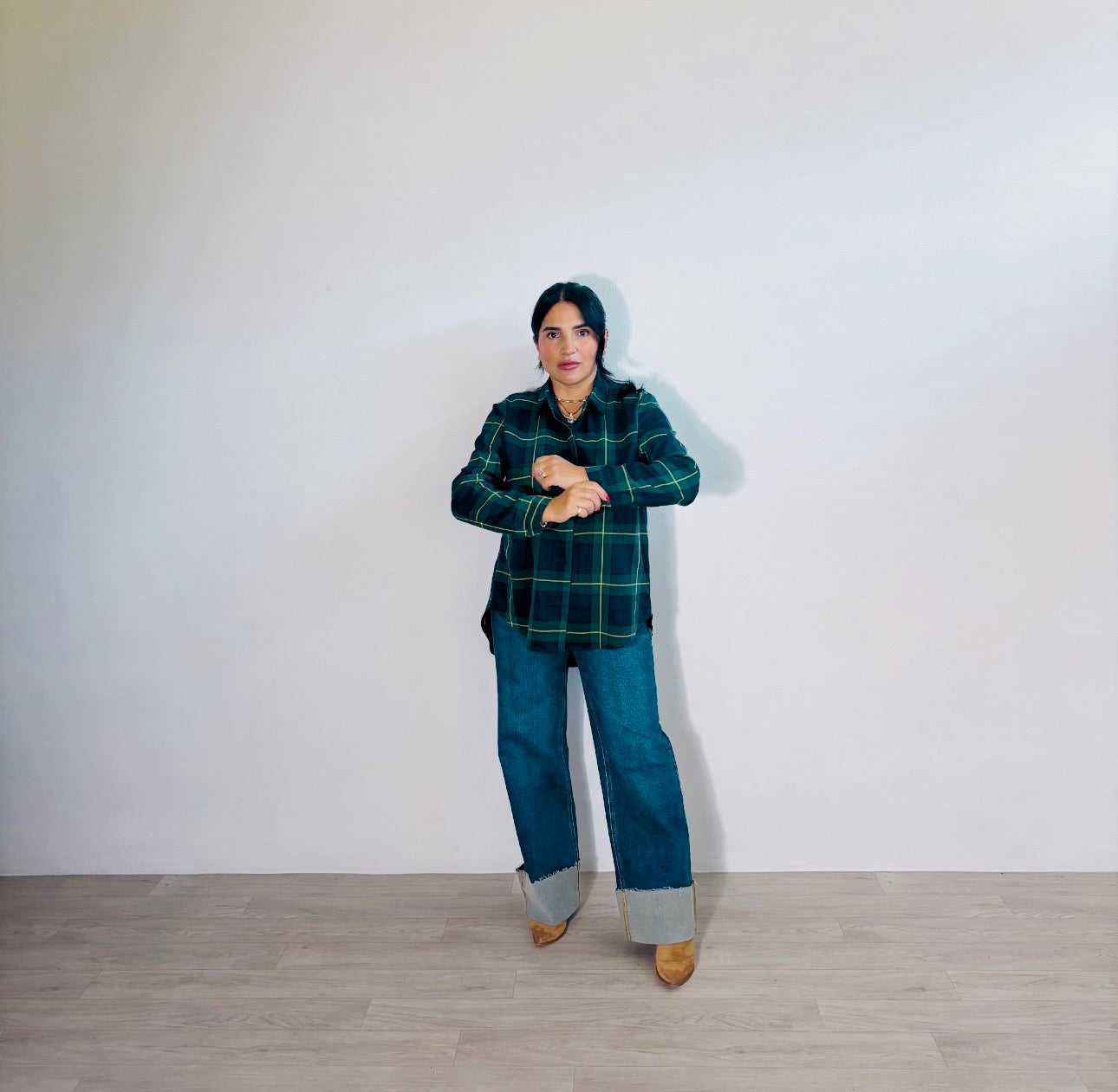 CAMICIA TARTAN VERDE