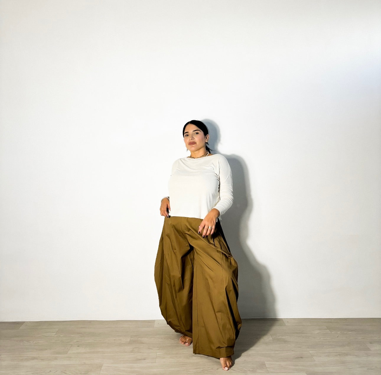 PANTALONE BALLOON CAMMELLO