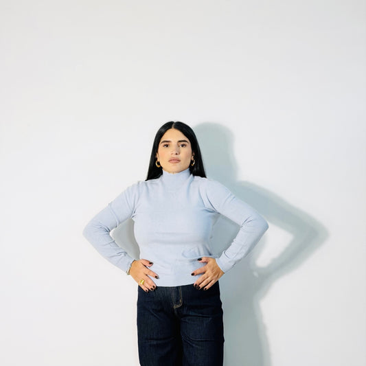 MAGLIONCINO SOFT CELESTE