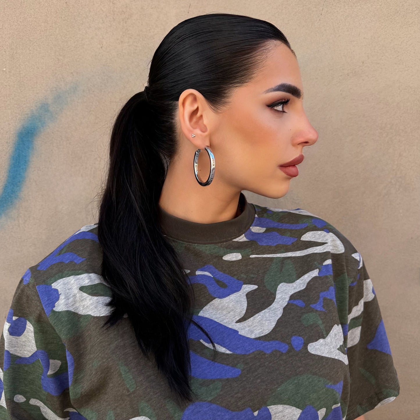 T-SHIRT ARMY BLUE