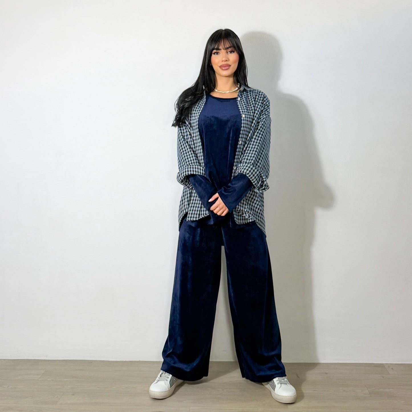 CAMICIA STREETWEAR BLU
