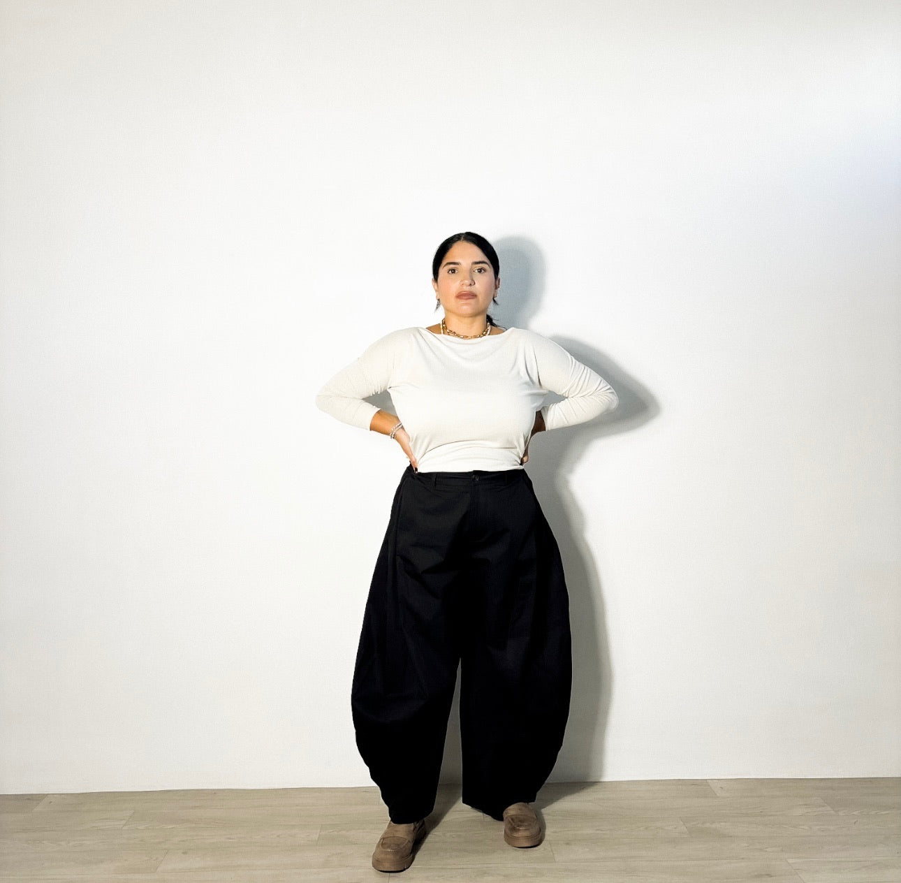 PANTALONE BALLOON NERO