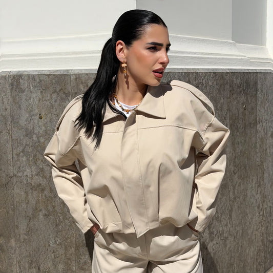 BOMBER ICON BEIGE
