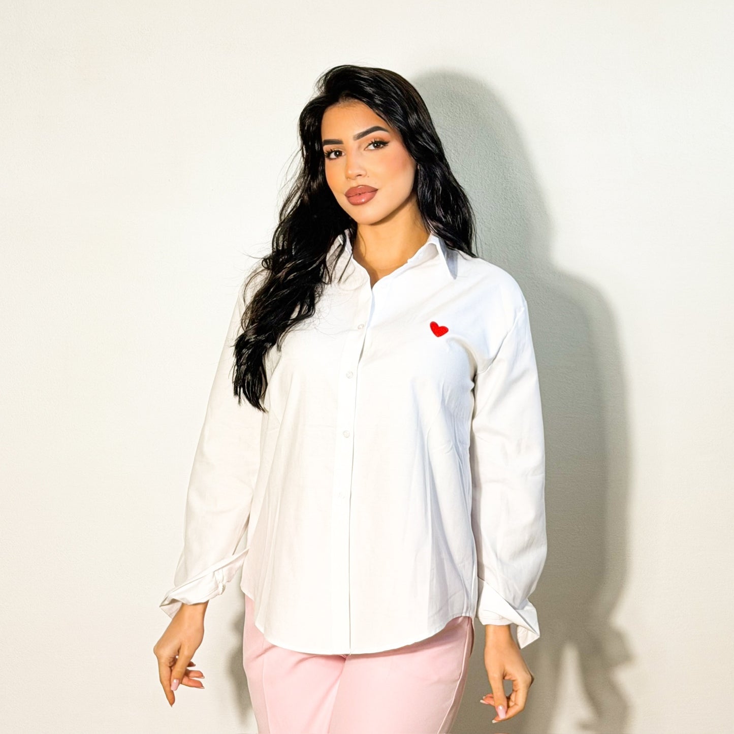 CAMICIA HEART BIANCA