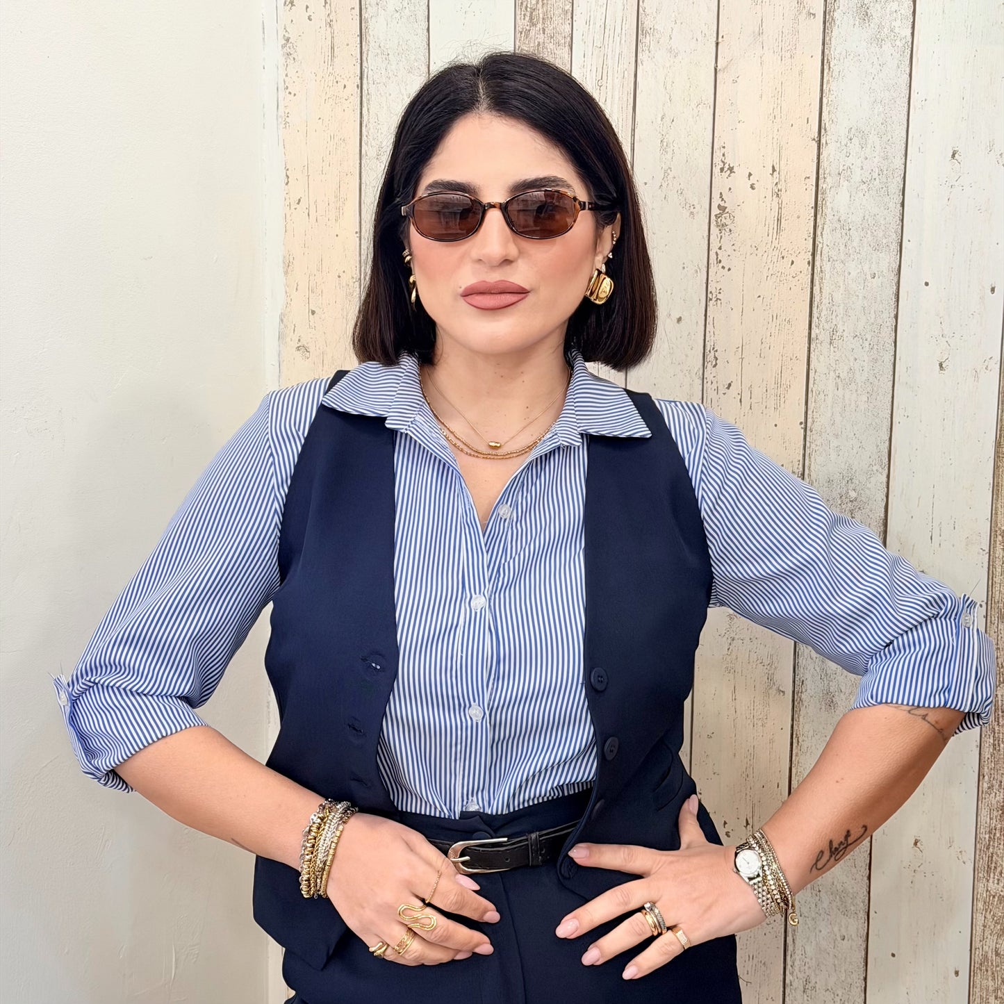 CAMICIA BLUE STRIPE