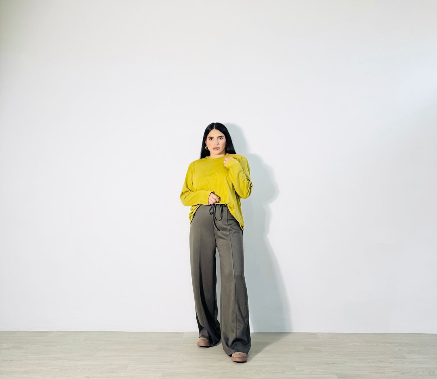 PANTALONE TUTA COMFY VERDE