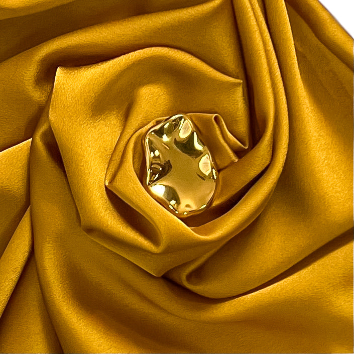 SPILLA MARTELLATA DORATA