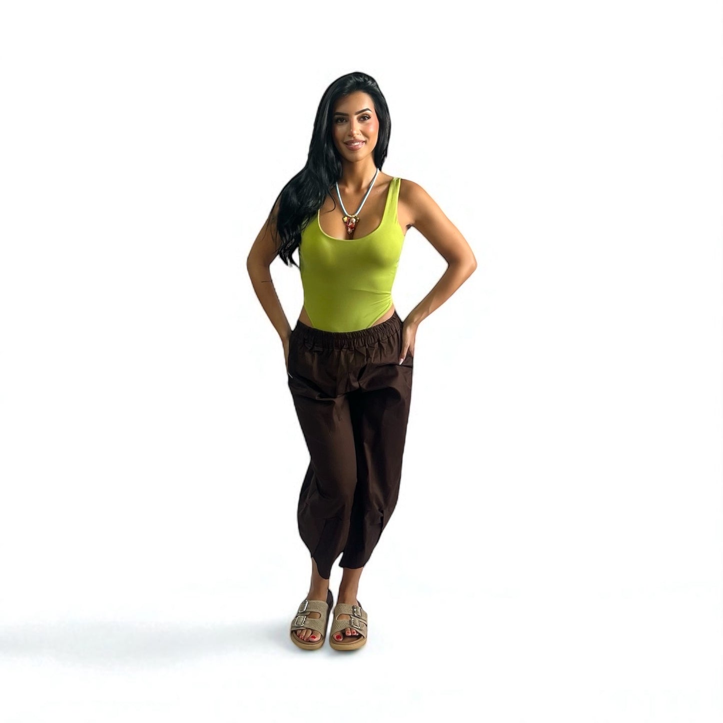 PANTALONE JAPAN MARRONE