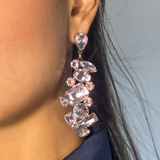 ORECCHINI JEWELS PINK