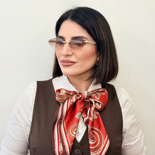 OCCHIALI COOL STUDS MARRONI