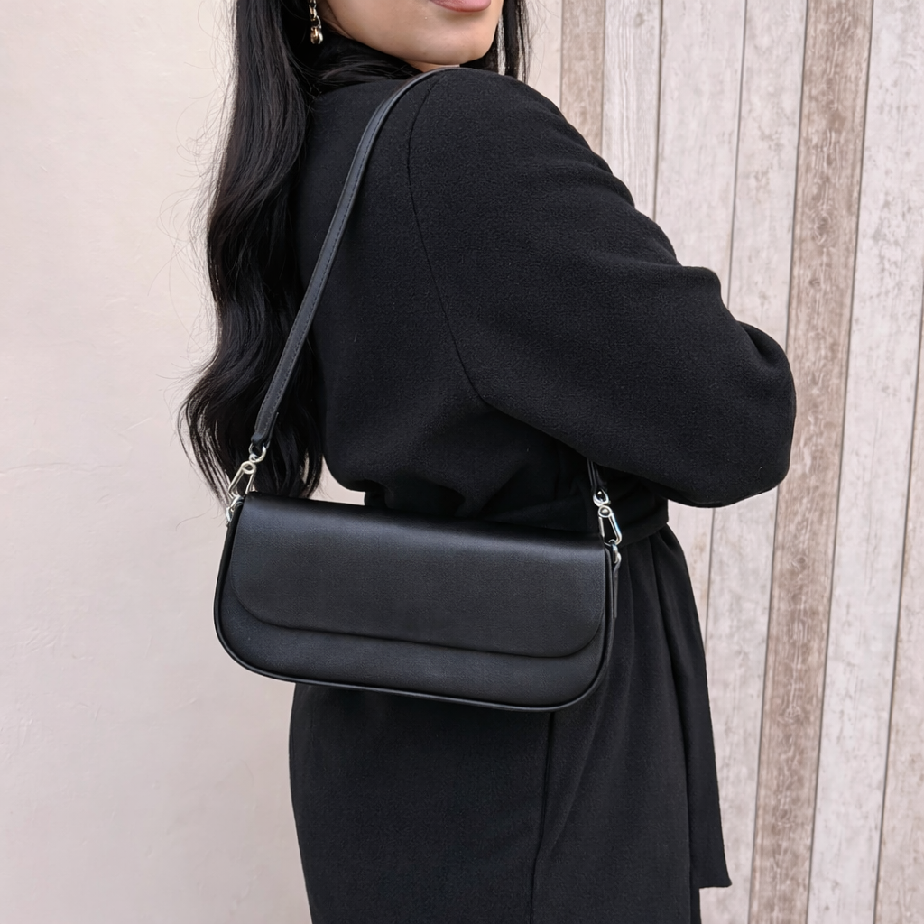 BORSA BAGUETTE BLACK