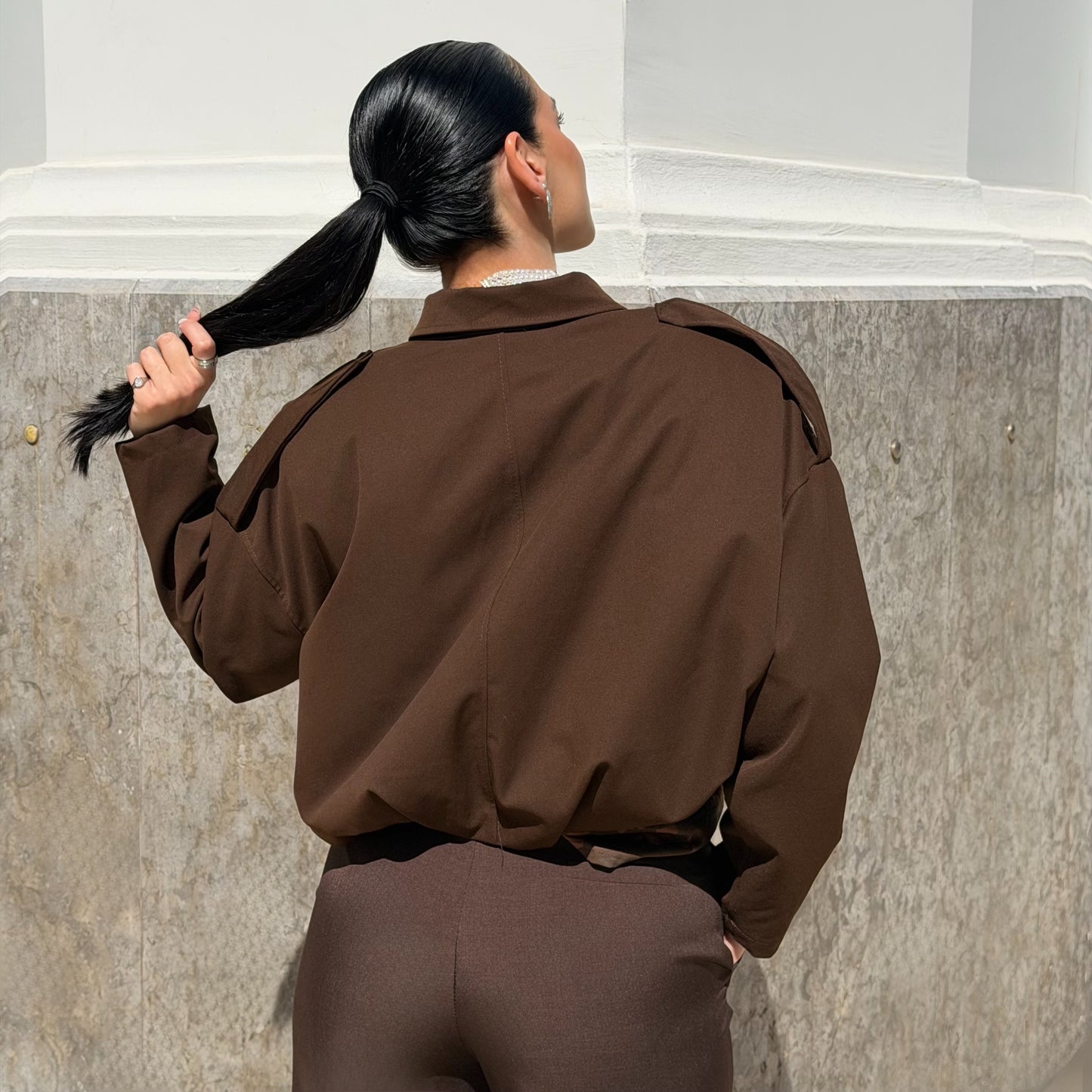 BOMBER ICON BROWN