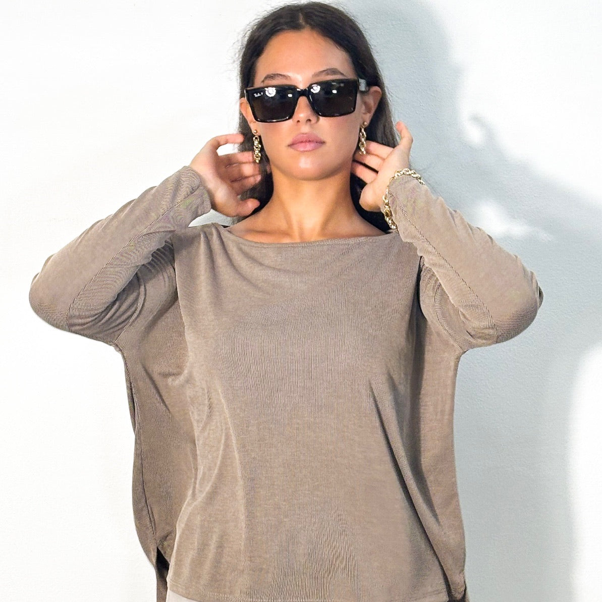 MAGLIA VINTAGE BEIGE