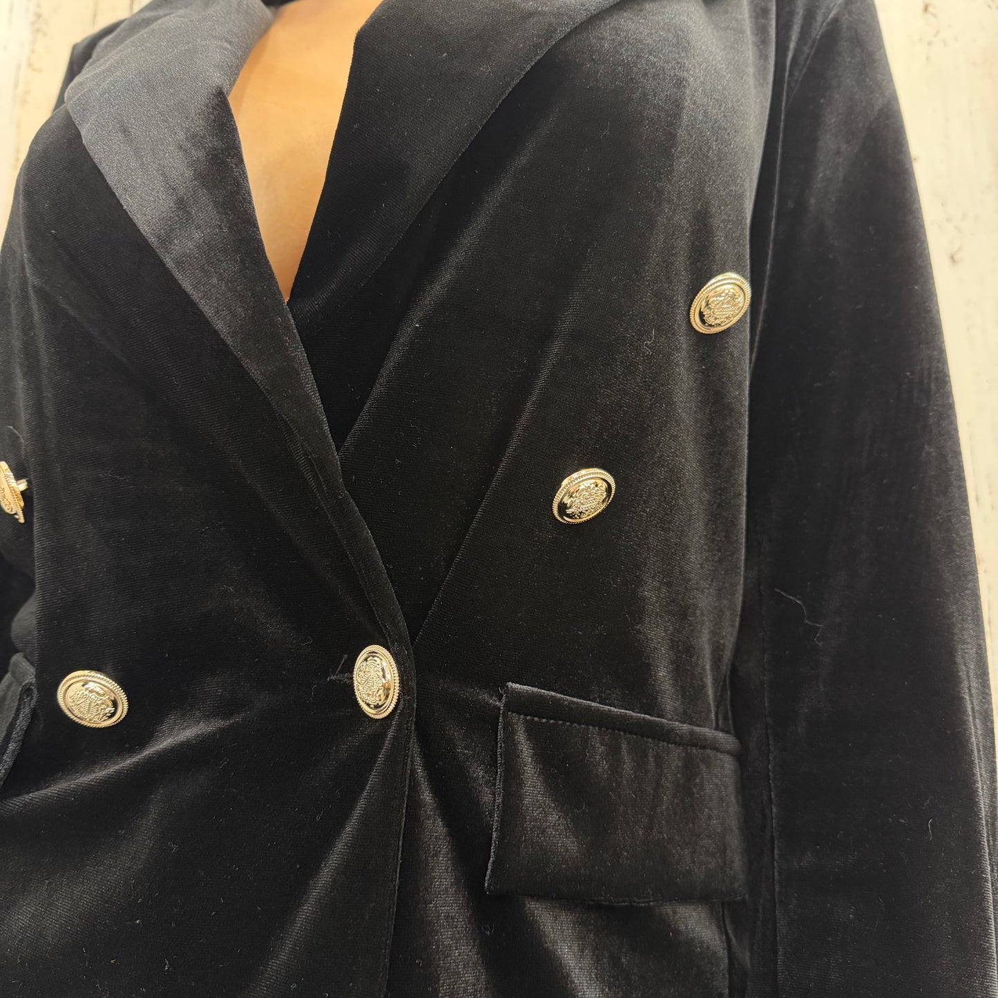 TAILLEUR VELVET BLACK