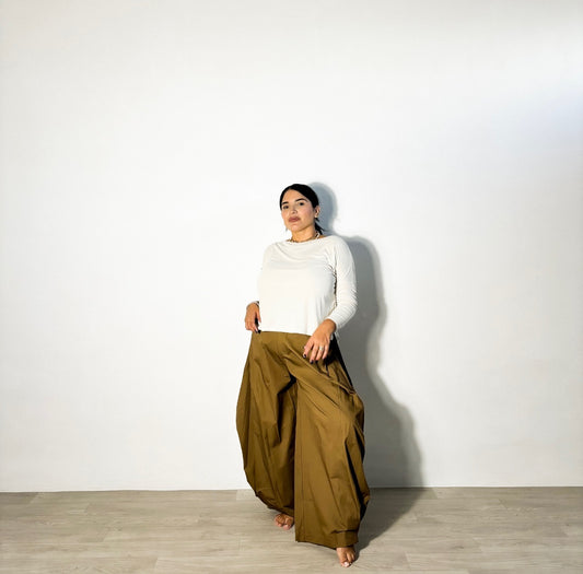 PANTALONE BALLOON CAMMELLO