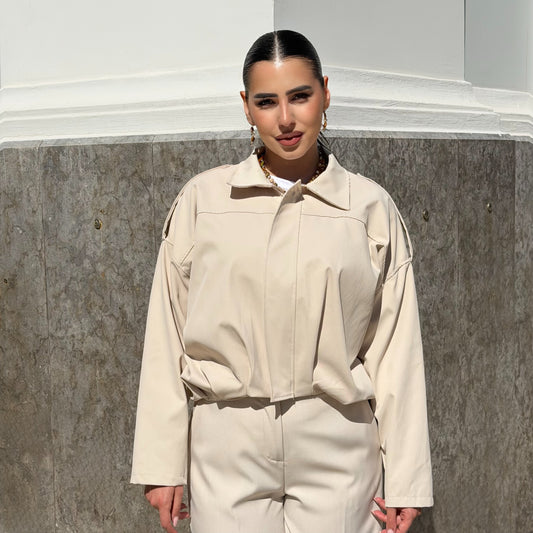BOMBER ICON BEIGE