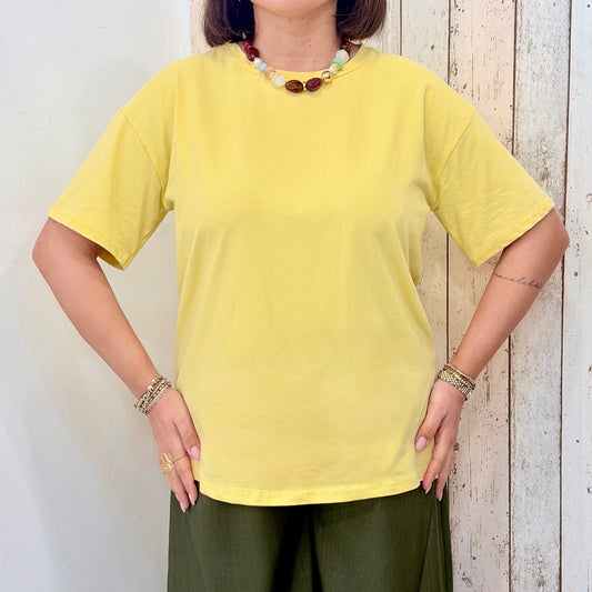 T-SHIRT CLASSIC GIALLA