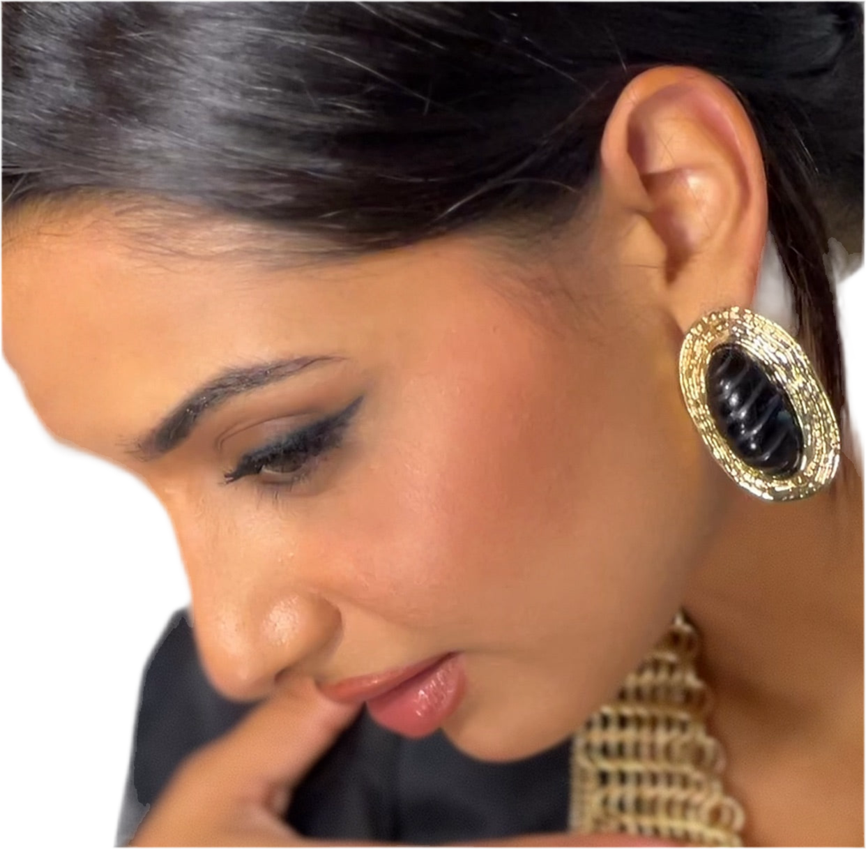 ORECCHINI OLD MONEY BLACK