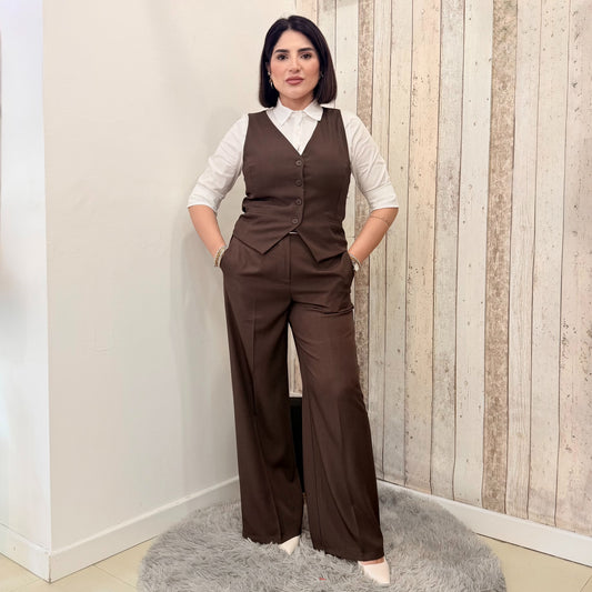 SET BUSINESS MARRONE