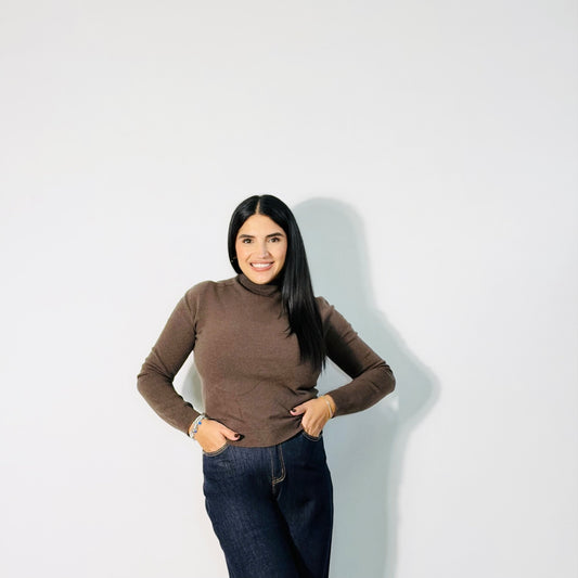 MAGLIONCINO SOFT MARRONE