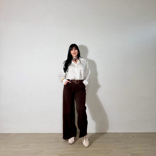 PANTALONE SOFT MARRONE