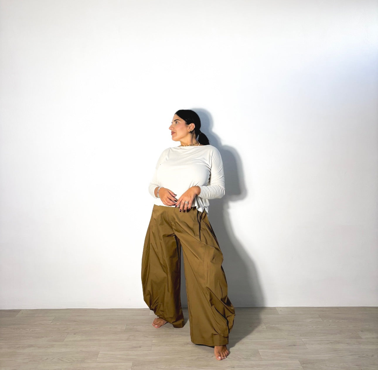 PANTALONE BALLOON CAMMELLO