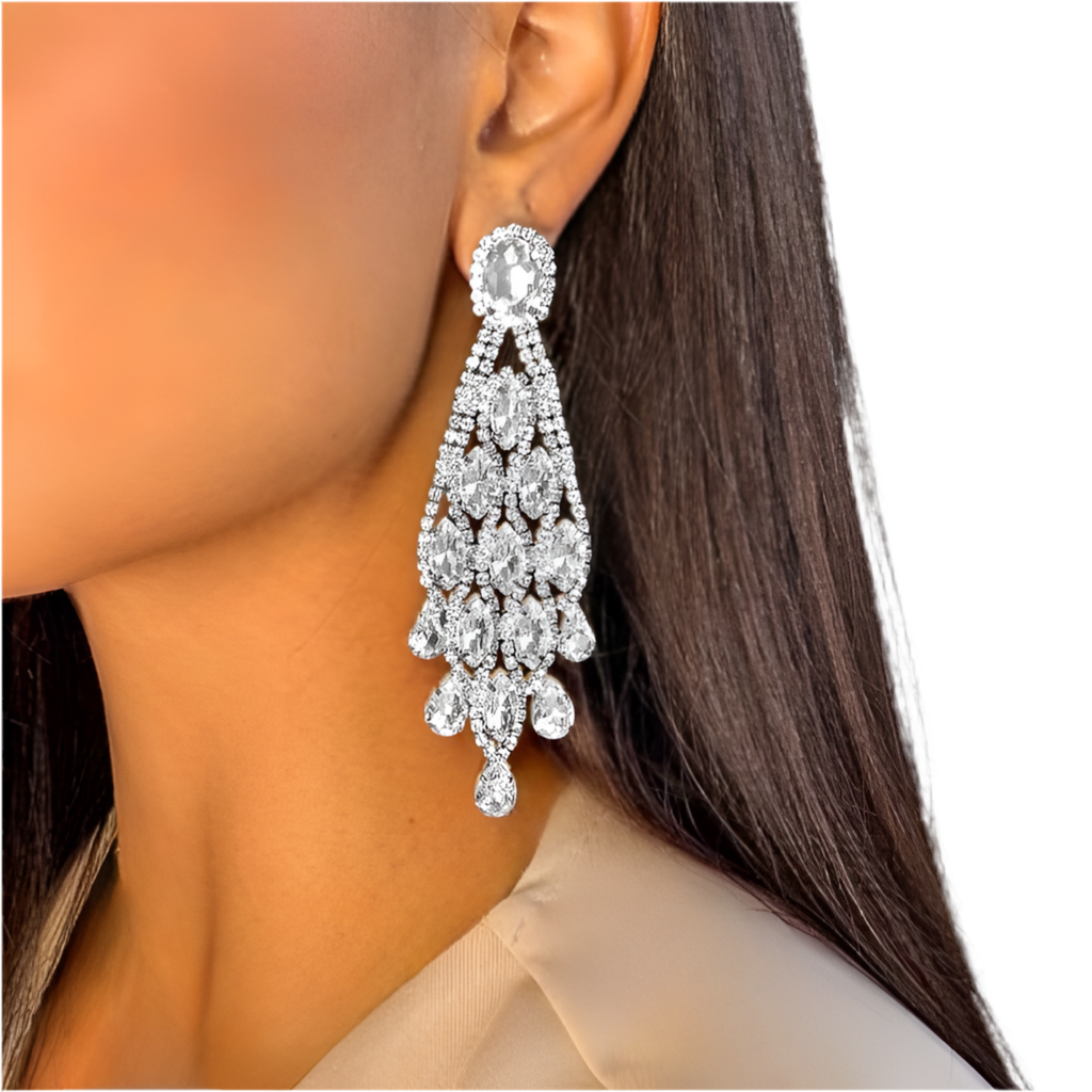 ORECCHINO CHANDELIER SILVER