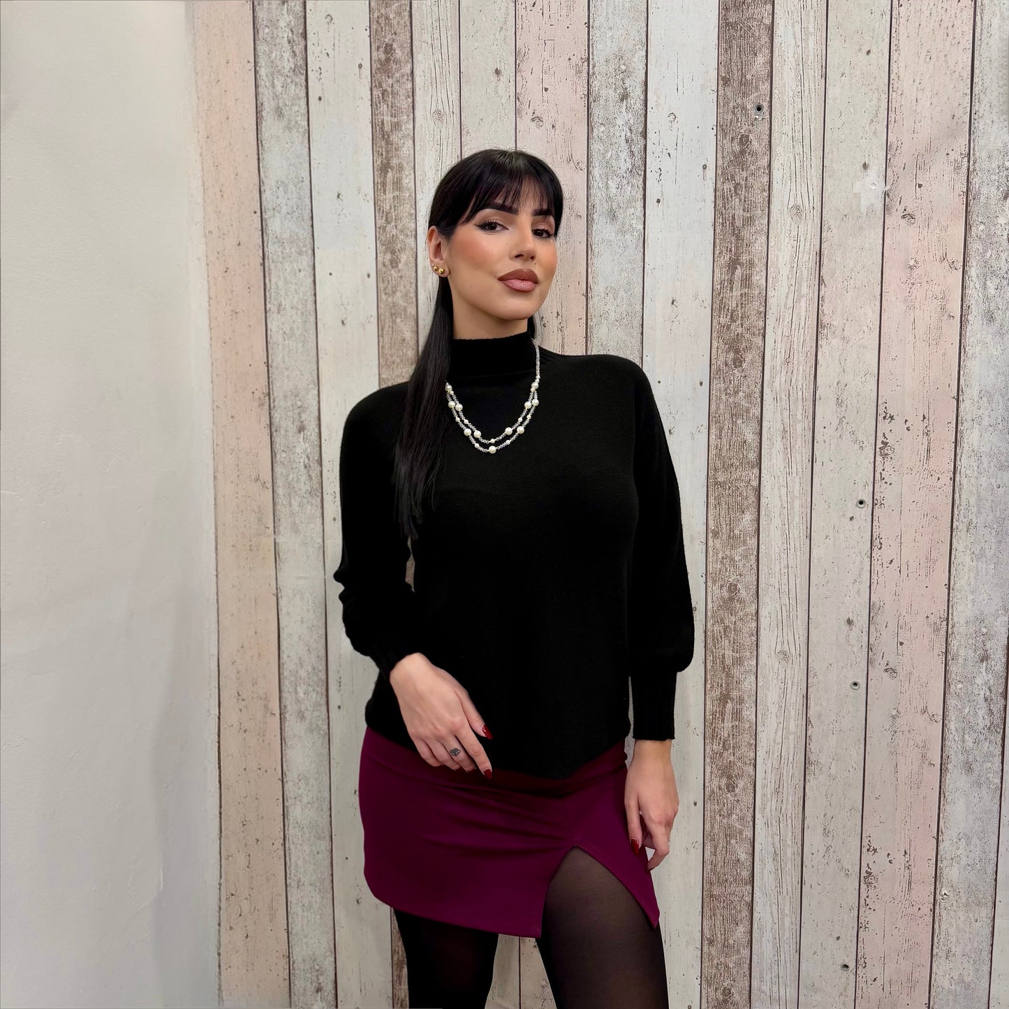 MAGLIONCINO COZY NERO