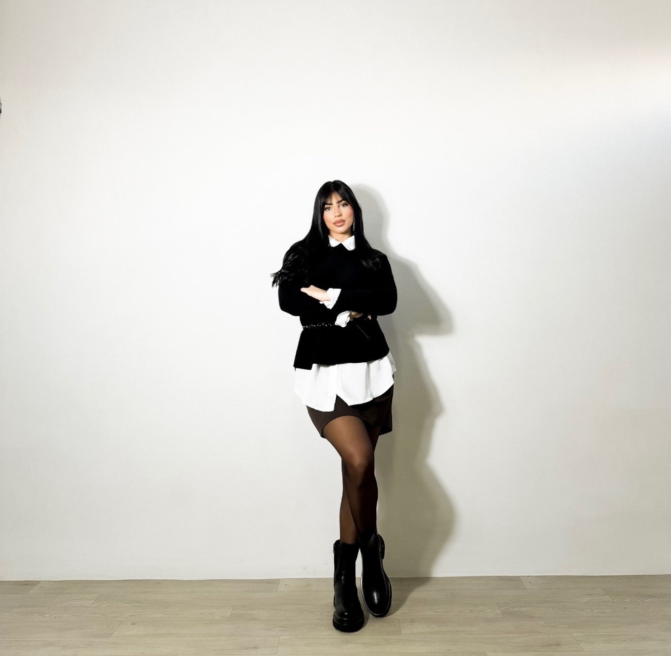 GONNA LONGUETTE MARRONE