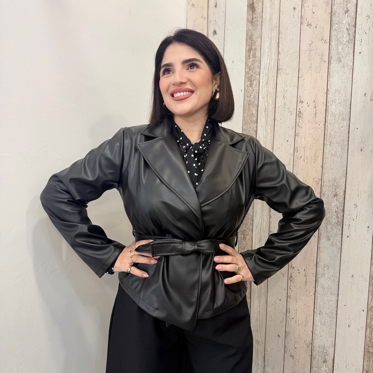 GIACCA TRENDY NERA