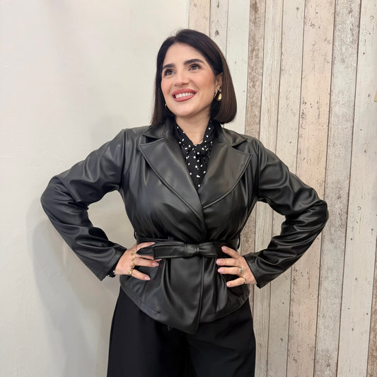 GIACCA TRENDY NERA