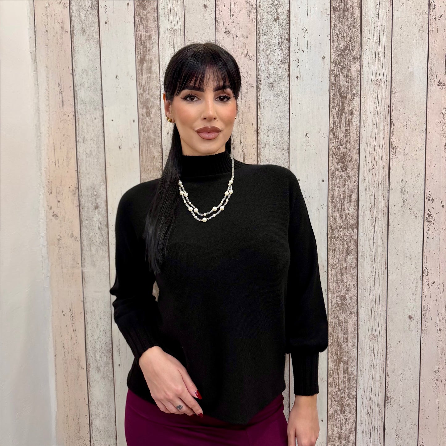 MAGLIONCINO COZY NERO