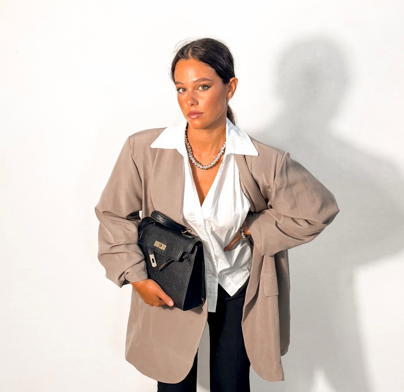 BLAZER OVERSIZE TORTORA