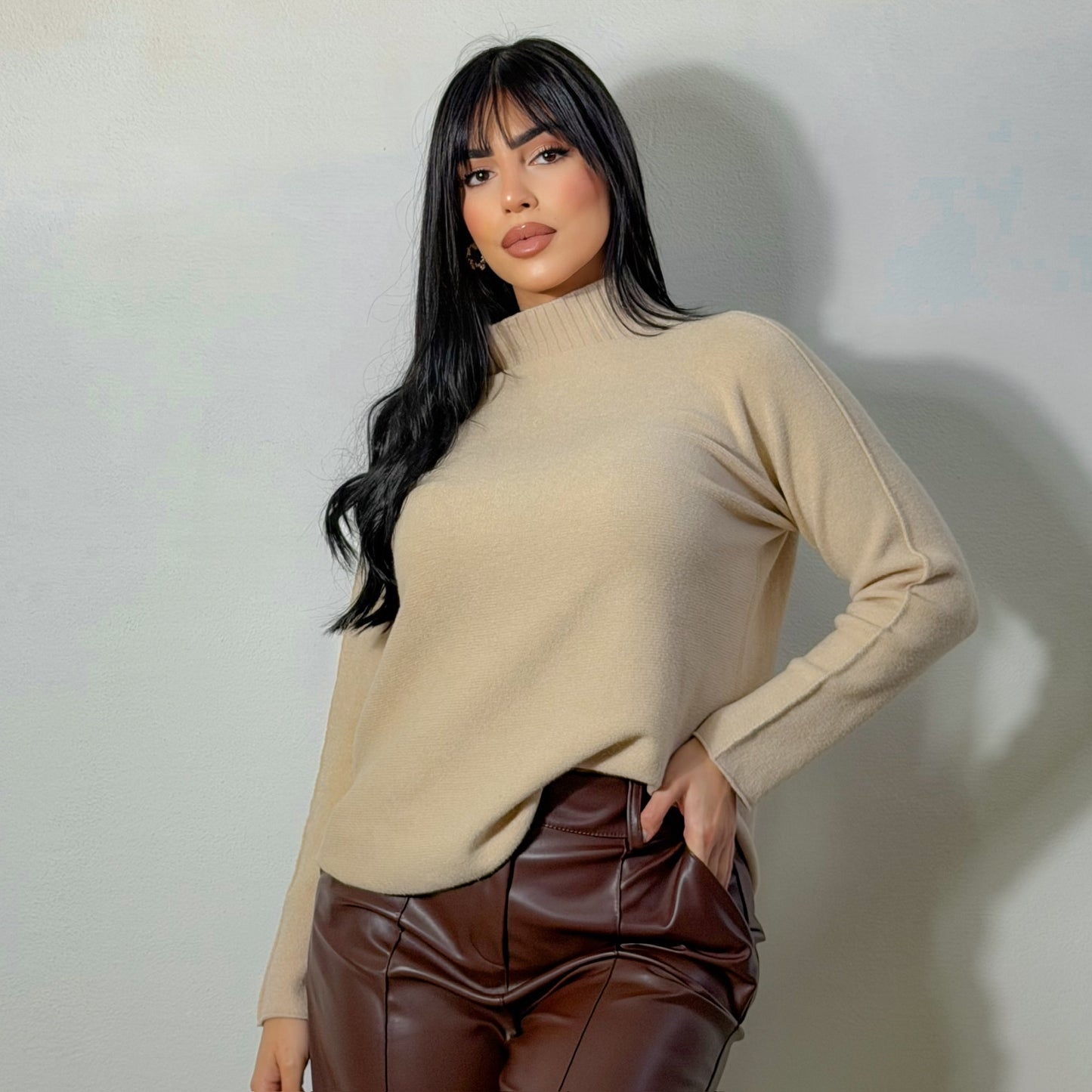 MAGLIONCINO COZY BEIGE