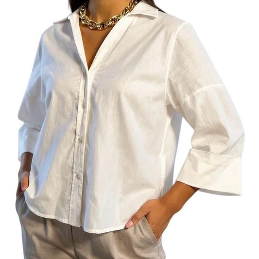 CAMICIA OVERSIZE BIANCO