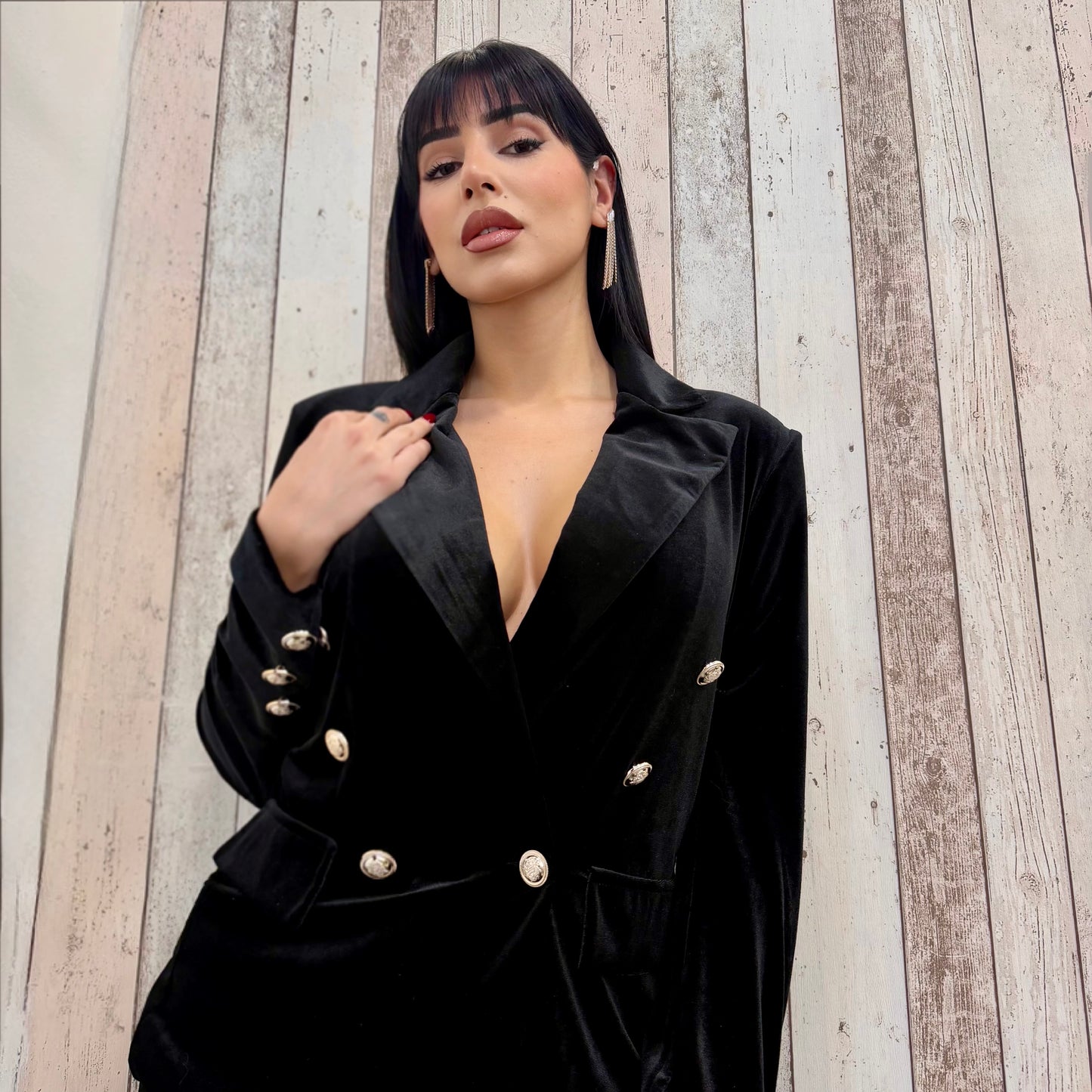 TAILLEUR VELVET BLACK