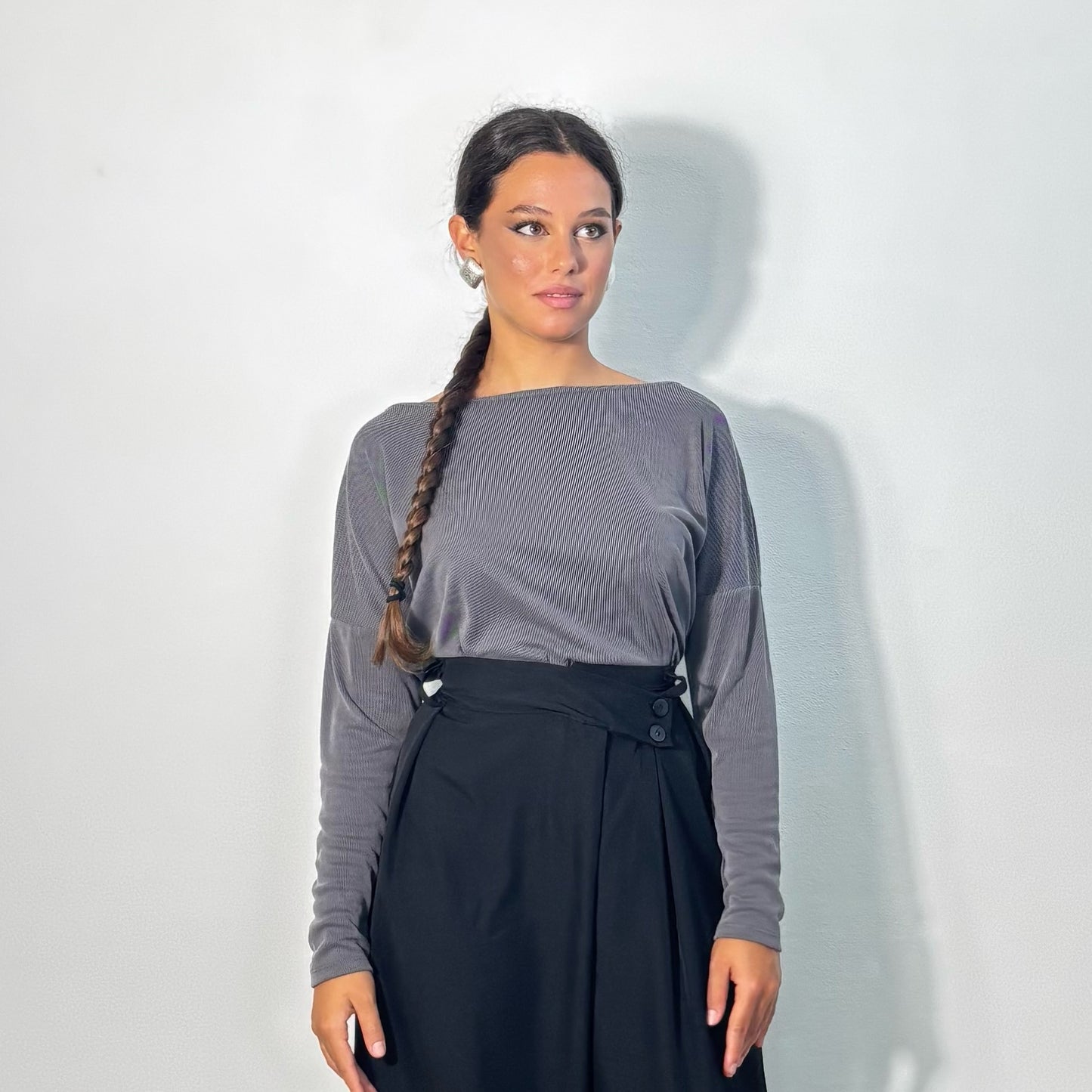 MAGLIA VINTAGE GRIGIA