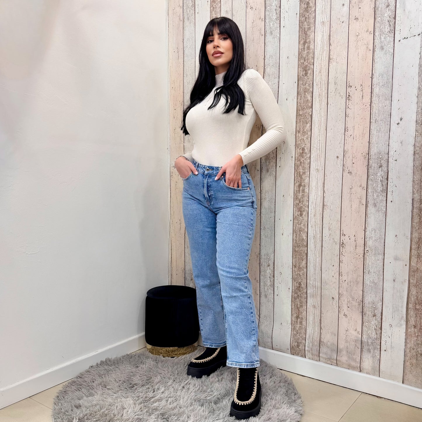 JEANS STRAIGHT LIGHT