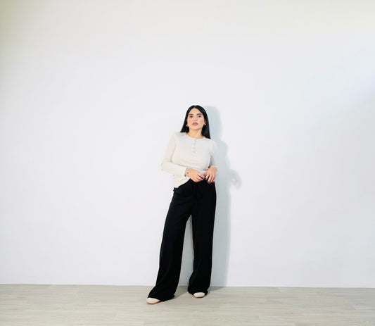 PANTALONE TUTA COMFY NERO