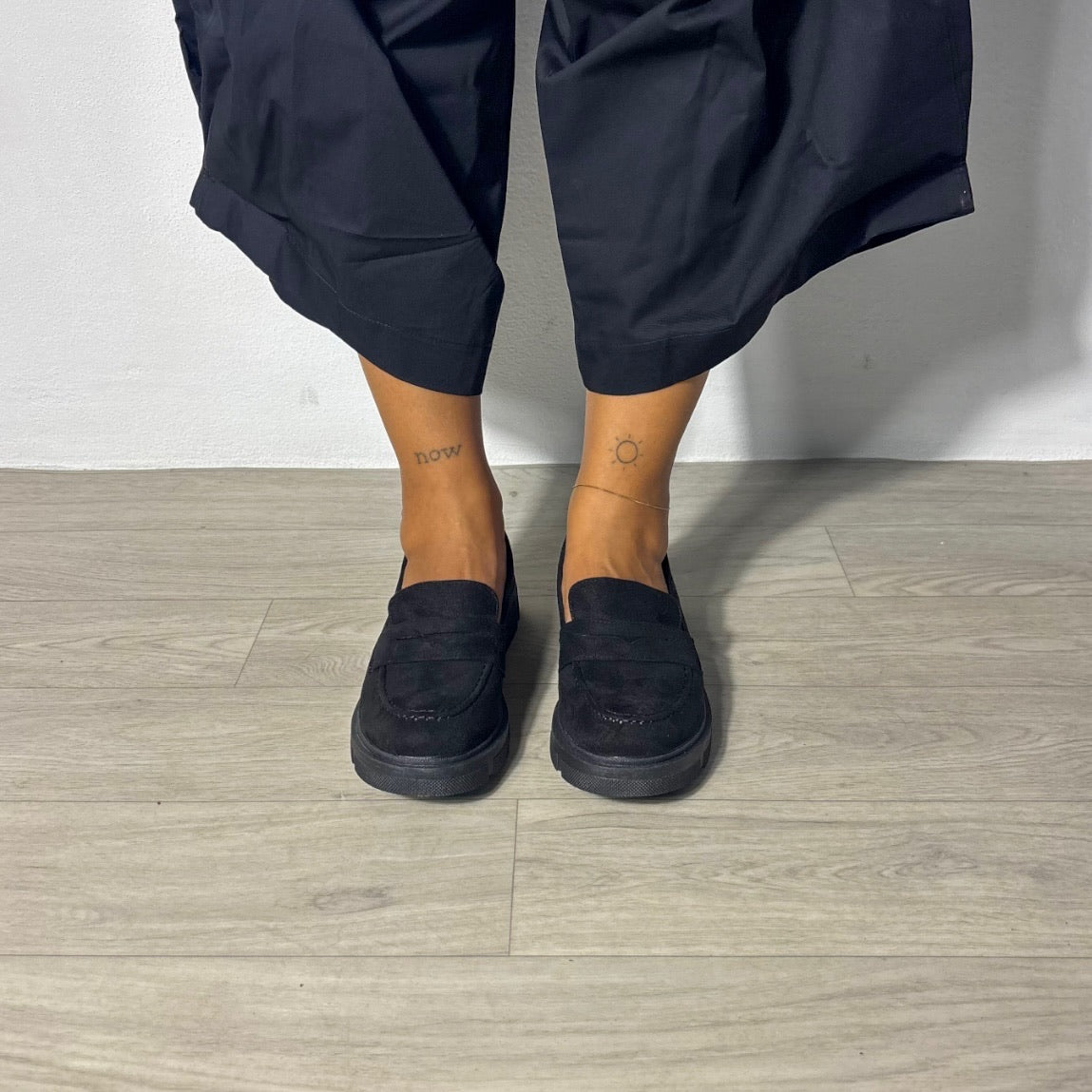 MOCASSINO SUEDE NERO