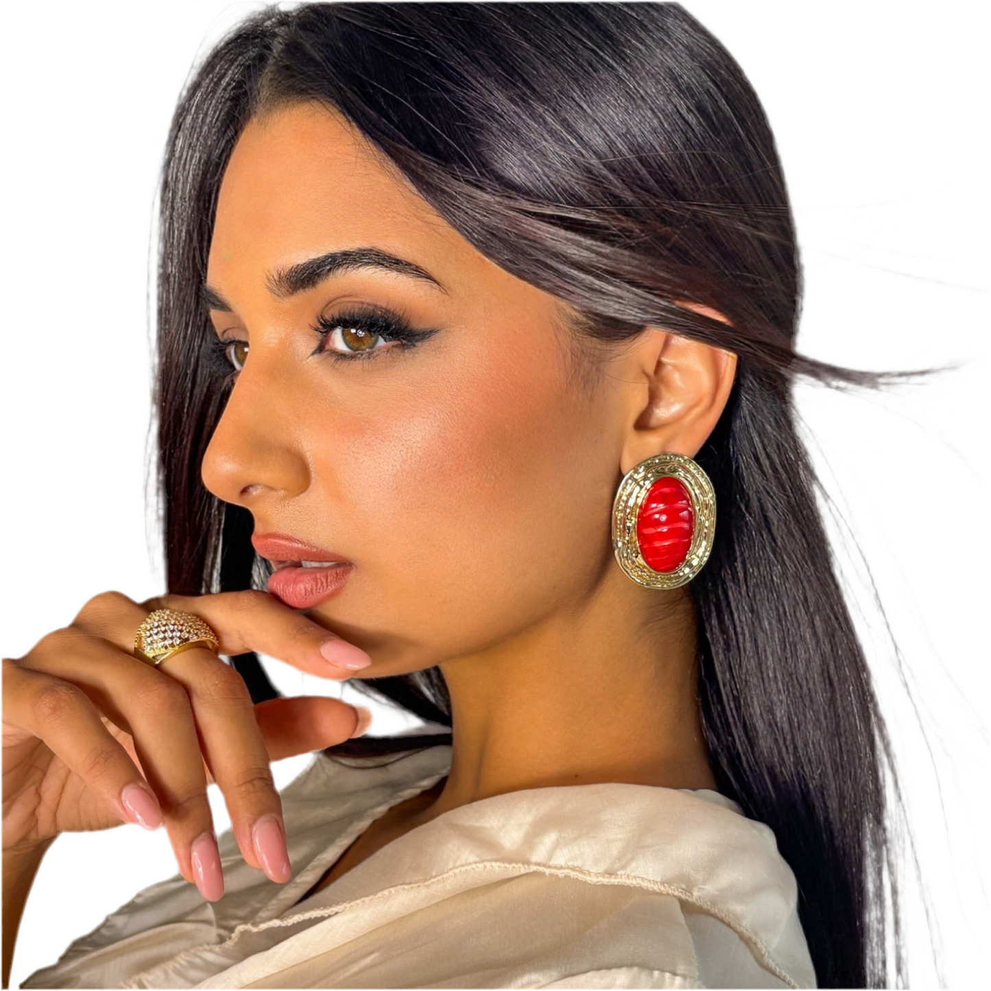 ORECCHINI OLD MONEY ROSSI