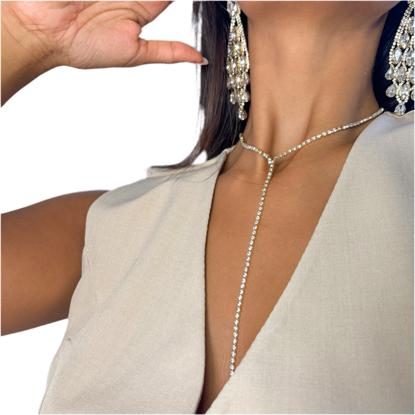 COLLANA TENNIS LAZZO GOLD