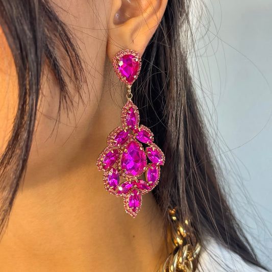 ORECCHINI ARABIAN NIGHT FUCSIA