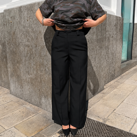 PANTALONE RELAXED NERO
