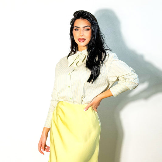 CAMICIA FIOCCO VERDE