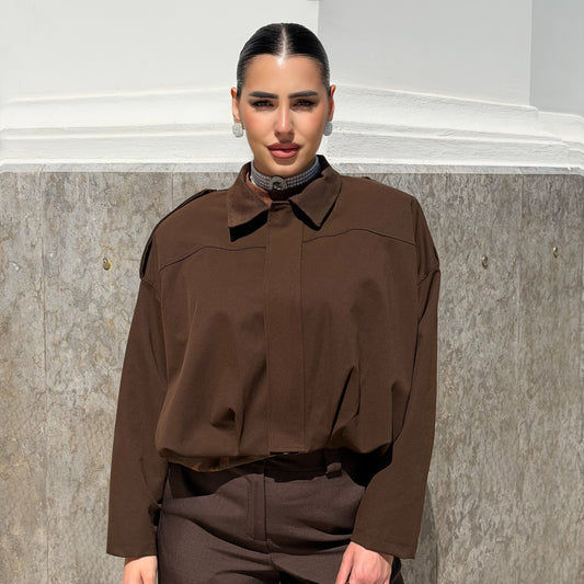 BOMBER ICON BROWN