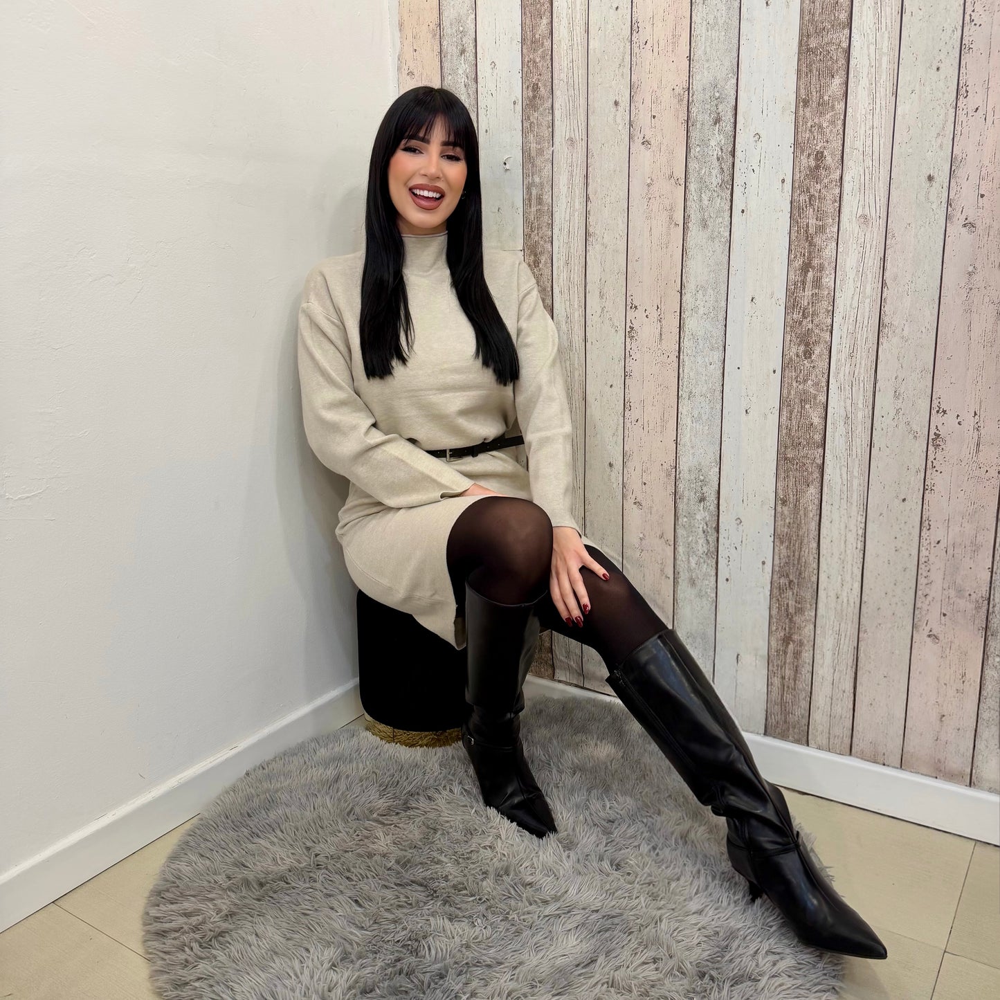 MAXI PULL BELT BEIGE