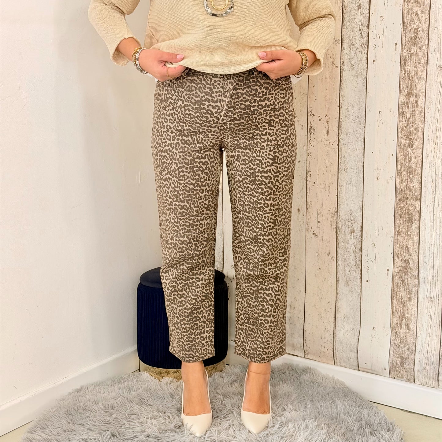 JEANS LEOPARD
