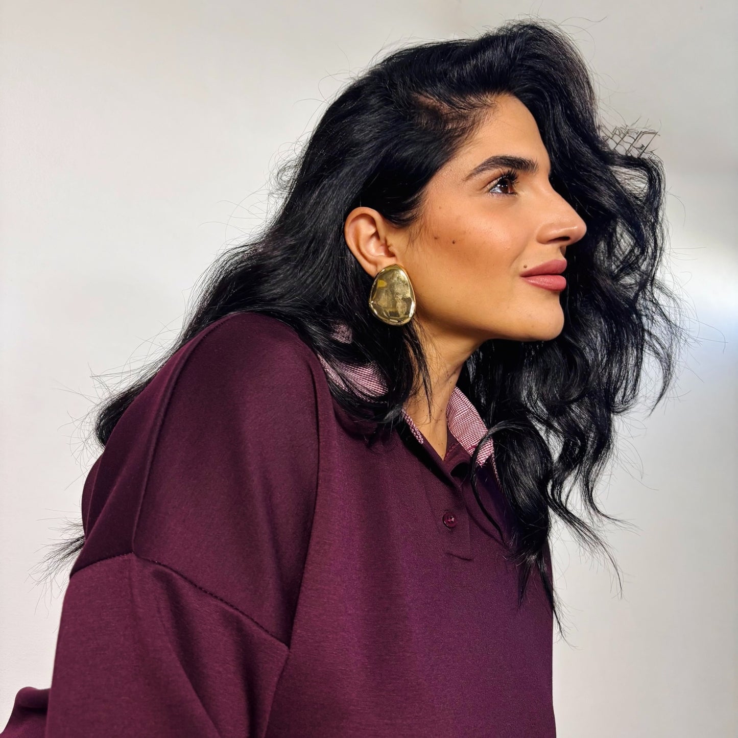 ORECCHINI SASSO GOLD